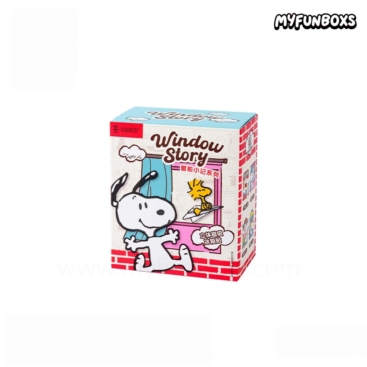 Snoopy Window Story Series Fridge Magnet Blind Box