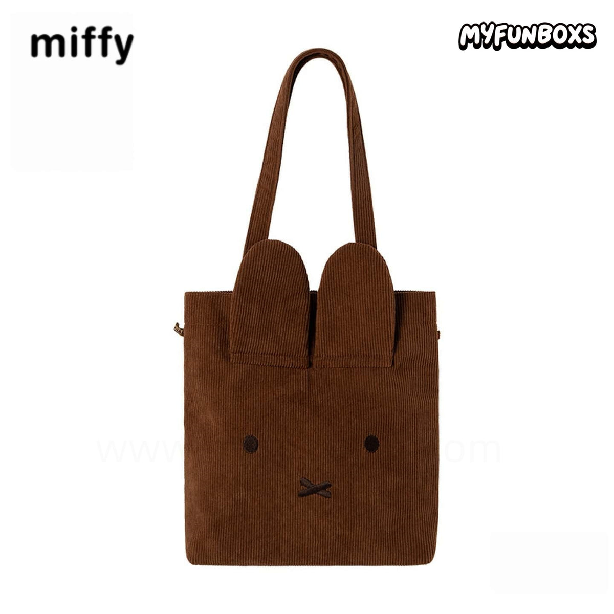 Miffy 3D Ear Corduroy Shoulder Bag