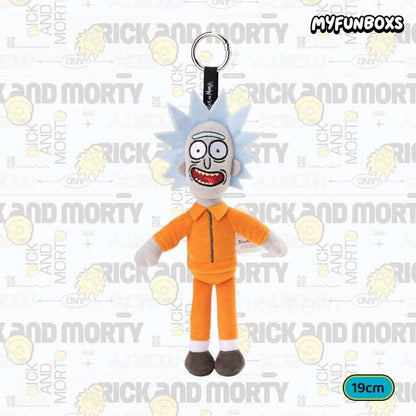 Rick and Morty Prison Outfit Plush Keychain