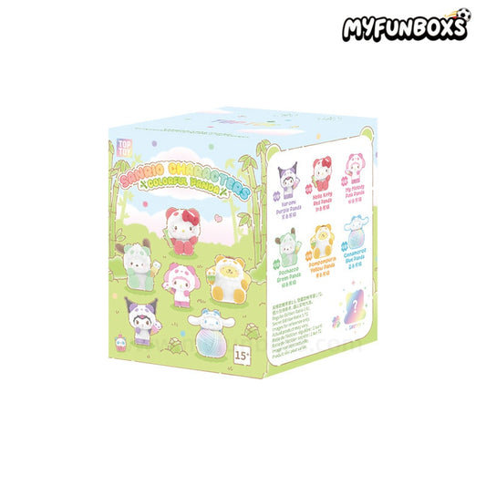 Sanrio Characters Colorful Panda Series Figure blind box