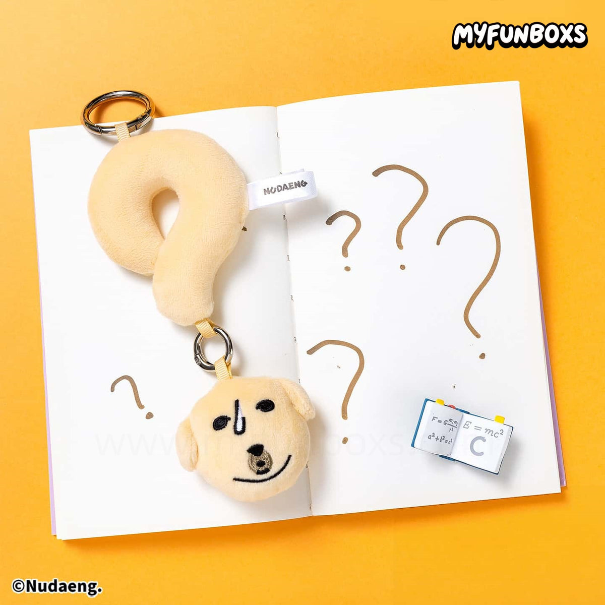 Nudaeng Question & Exclamation Mark Plush Pendant