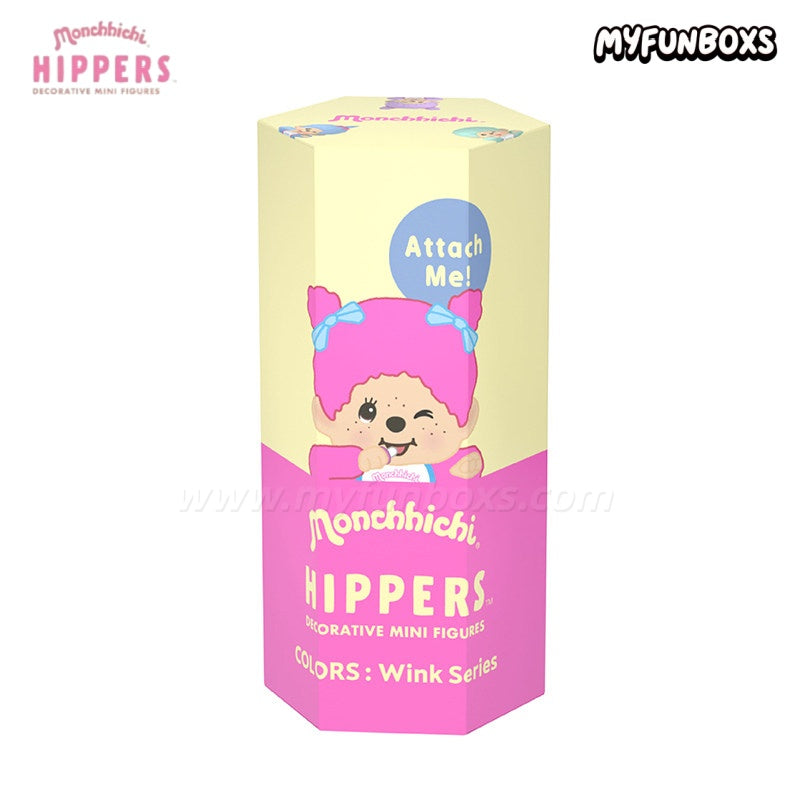 Monchhichi HIPPERS Decorative Mini Figures Colors Wink Series Blind Box