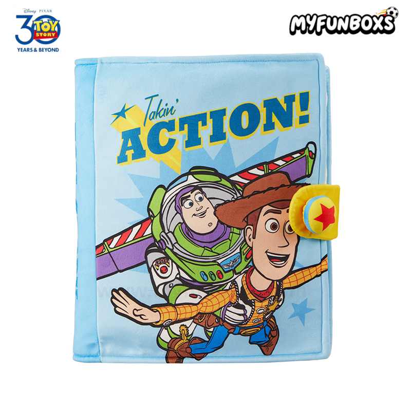 Toy Story 30th Anniversary Comic Book Art Plush Throw Pillow