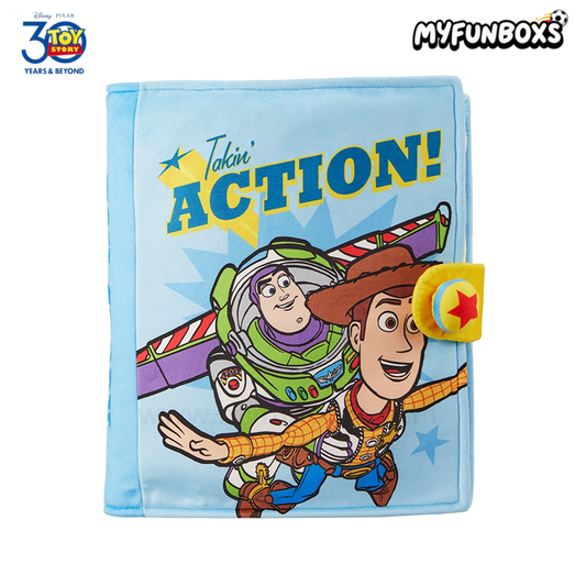 Toy Story 30th Anniversary Comic Book Art Plush Throw Pillow