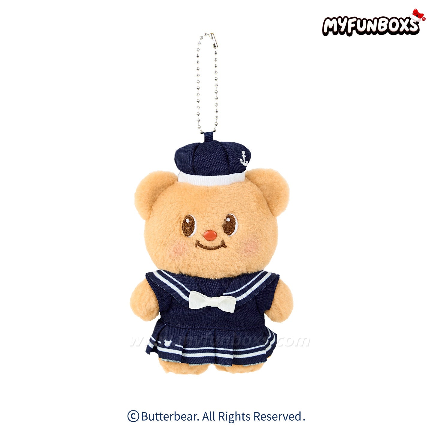 Butterbear Sailor Outfit Plush Keychain
