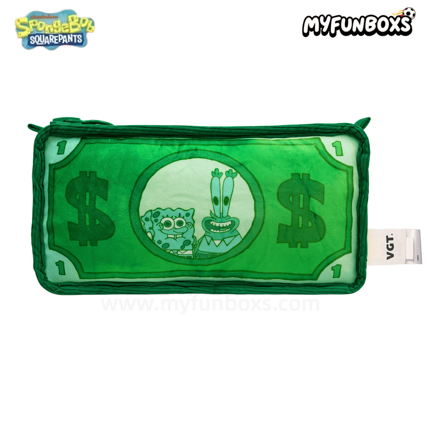 SpongeBob SquarePants Bikini Bottom Bicycle Ba Banknotes Hrow Pillow