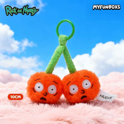 Rick and Morty Cherry Plush Bag Charm Keychain