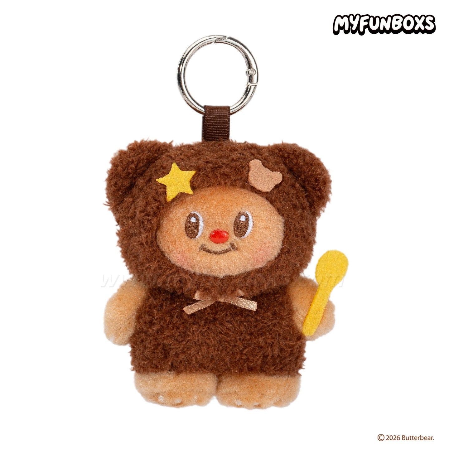 Butterbear Mini Series Plush Keychain