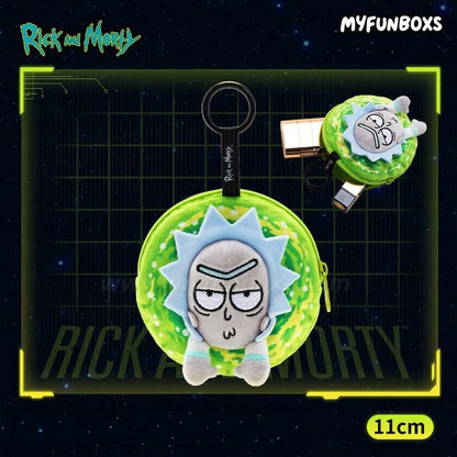 Rick and Morty portal plush pouch