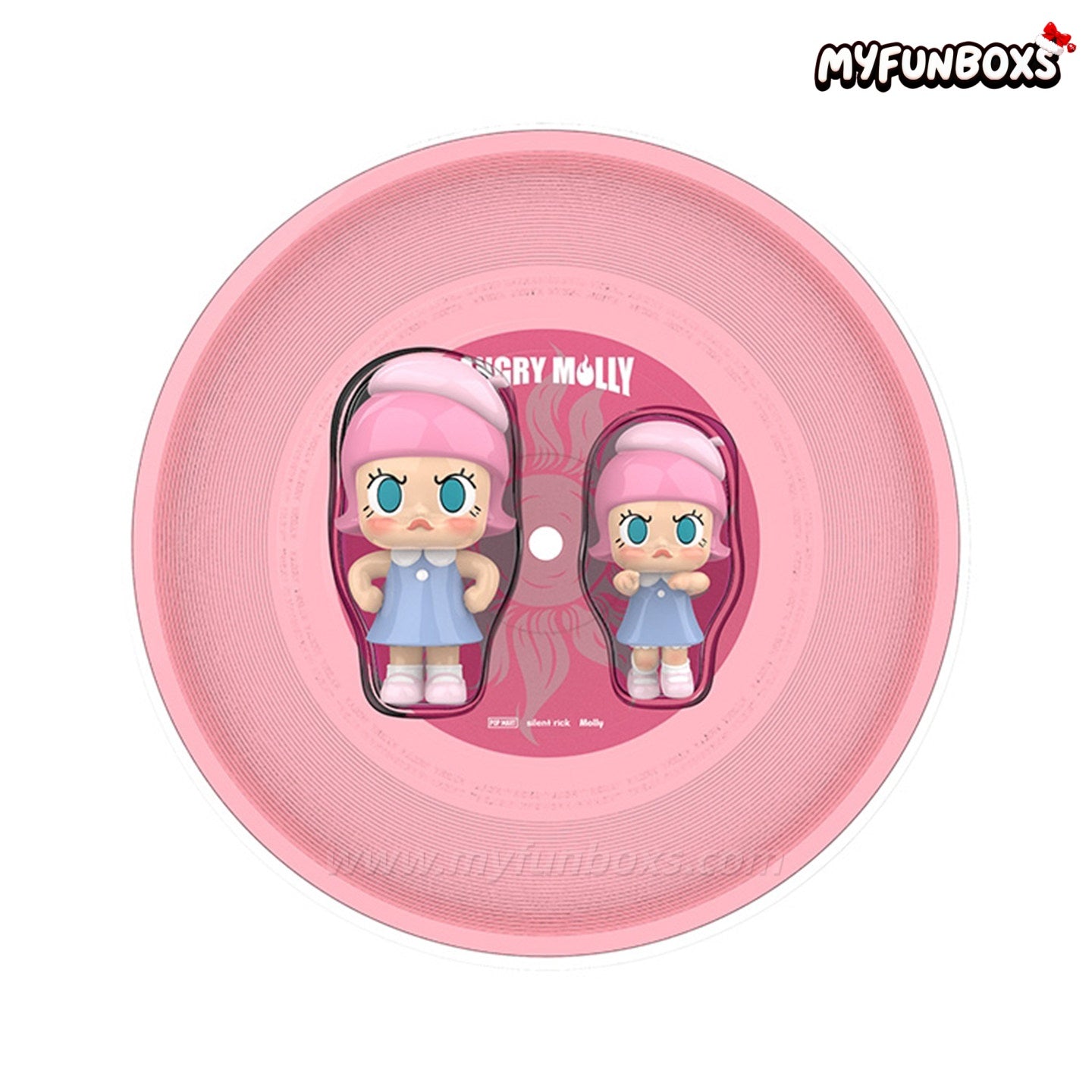 POP MART Angry Molly Vinyl Disc Set "Re" – Hanging Card