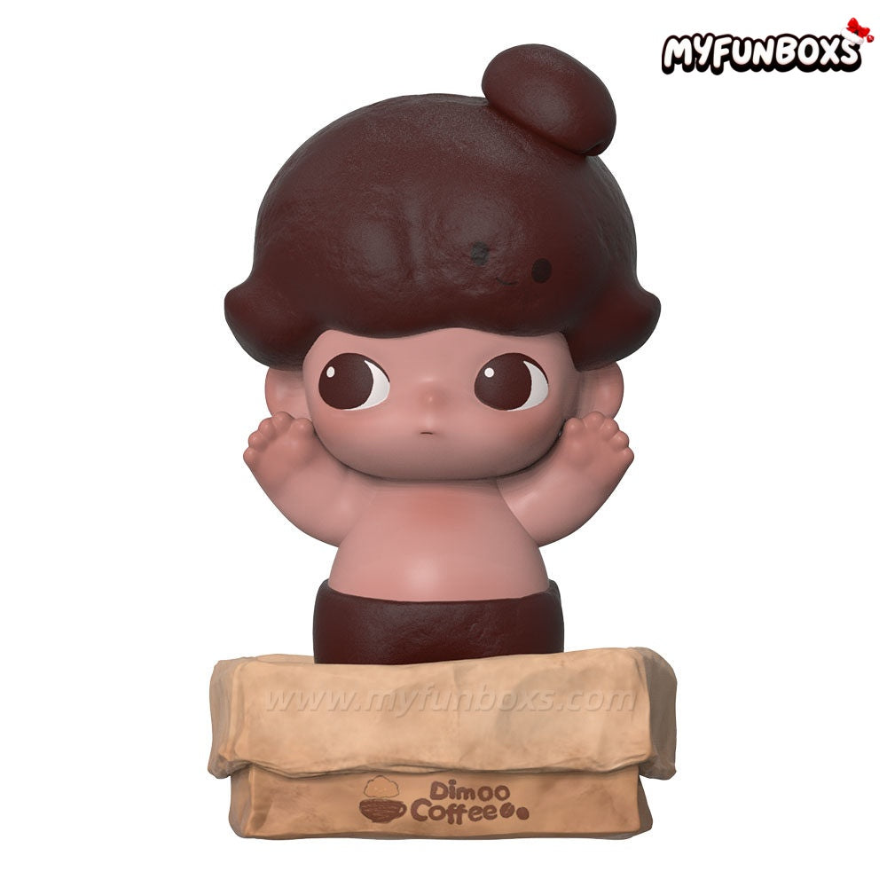 POP MART DIMOO Coffee Bean Series Figure Hanging Card