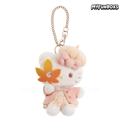 SANRIO Hidden in Autumn Series Plush Keychain