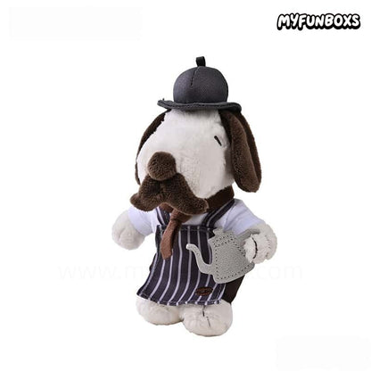 Snoopy & Olaf Coffee Time Plush Keychain