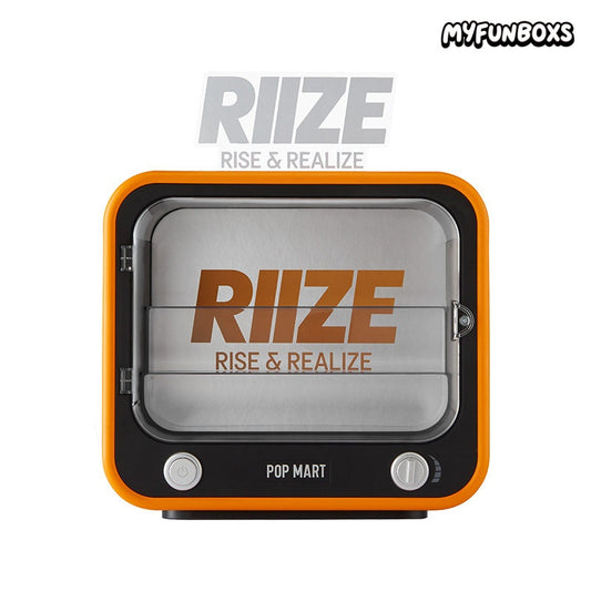 POP MART RIIZE Collection TV-shaped light-up display box