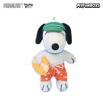 PEANUTS Snoopy Summer Vlog Series plush keychain