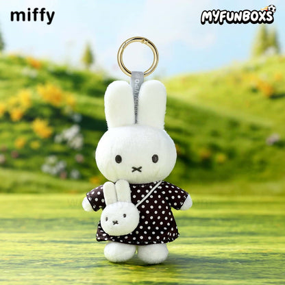 Miffy Travel Series mini bag plush keychain