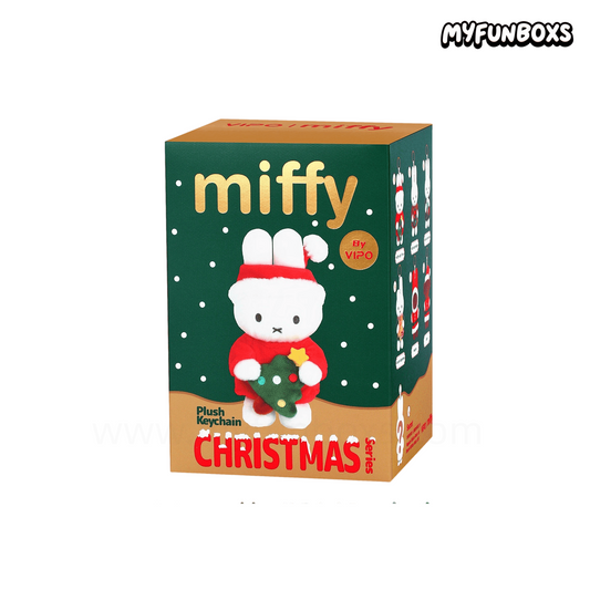 Miffy Christmas Winter Series plush keychain blind box
