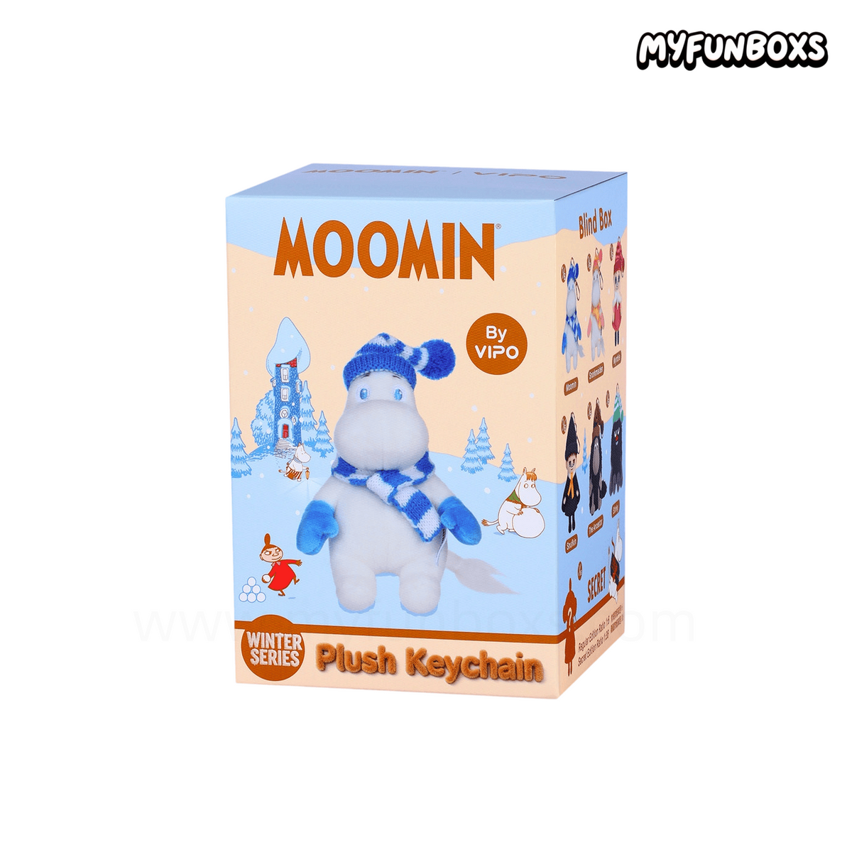 Moomin Winter Series plush keychain blind box