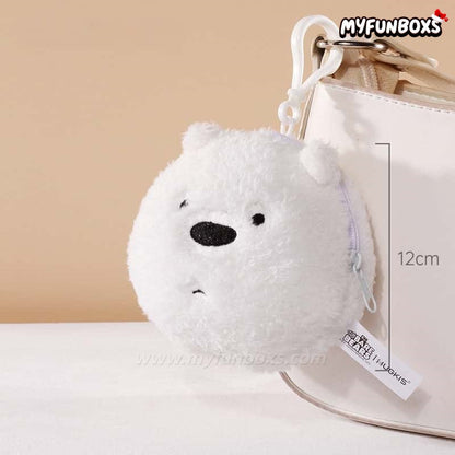 We Bare Bears Cute Plush Bag Charm