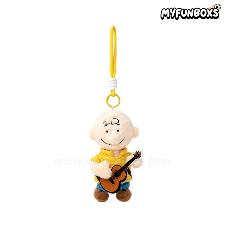 Snoopy Music Tour Series plush keychain
