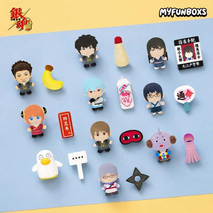 Gintama Two Is Better Than One Series Plush Sticker Blind Bag