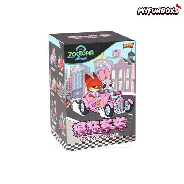 DSN Zootopia 2 CRAZY CAR CAR Series Figure Blind Box