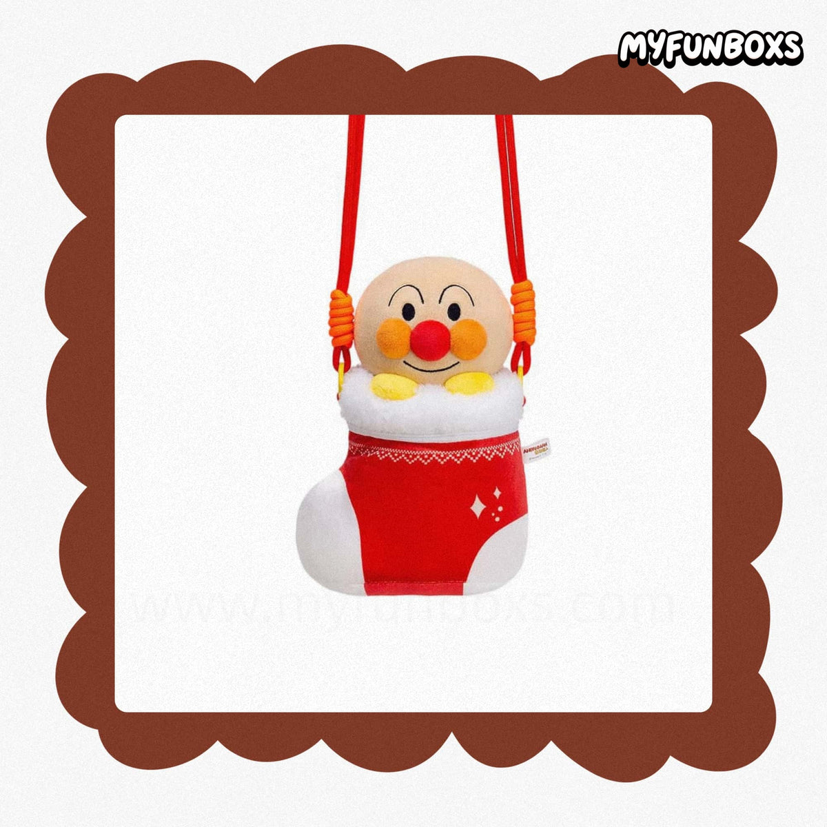 Anpanman Christmas GIFT Series Christmas Stocking Plush Pouch