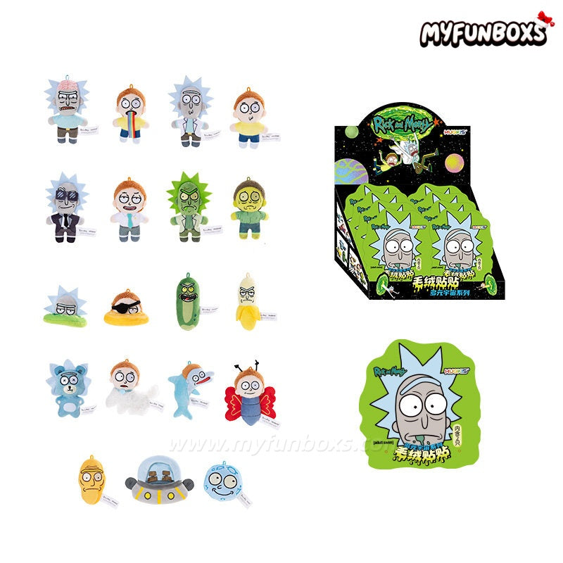 Rick and Morty Into the Multiverse Series Plush Keychain Blind Bag
