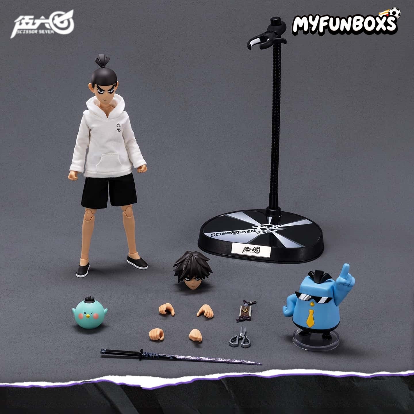 GONG Scissor Seven cloth action figure
