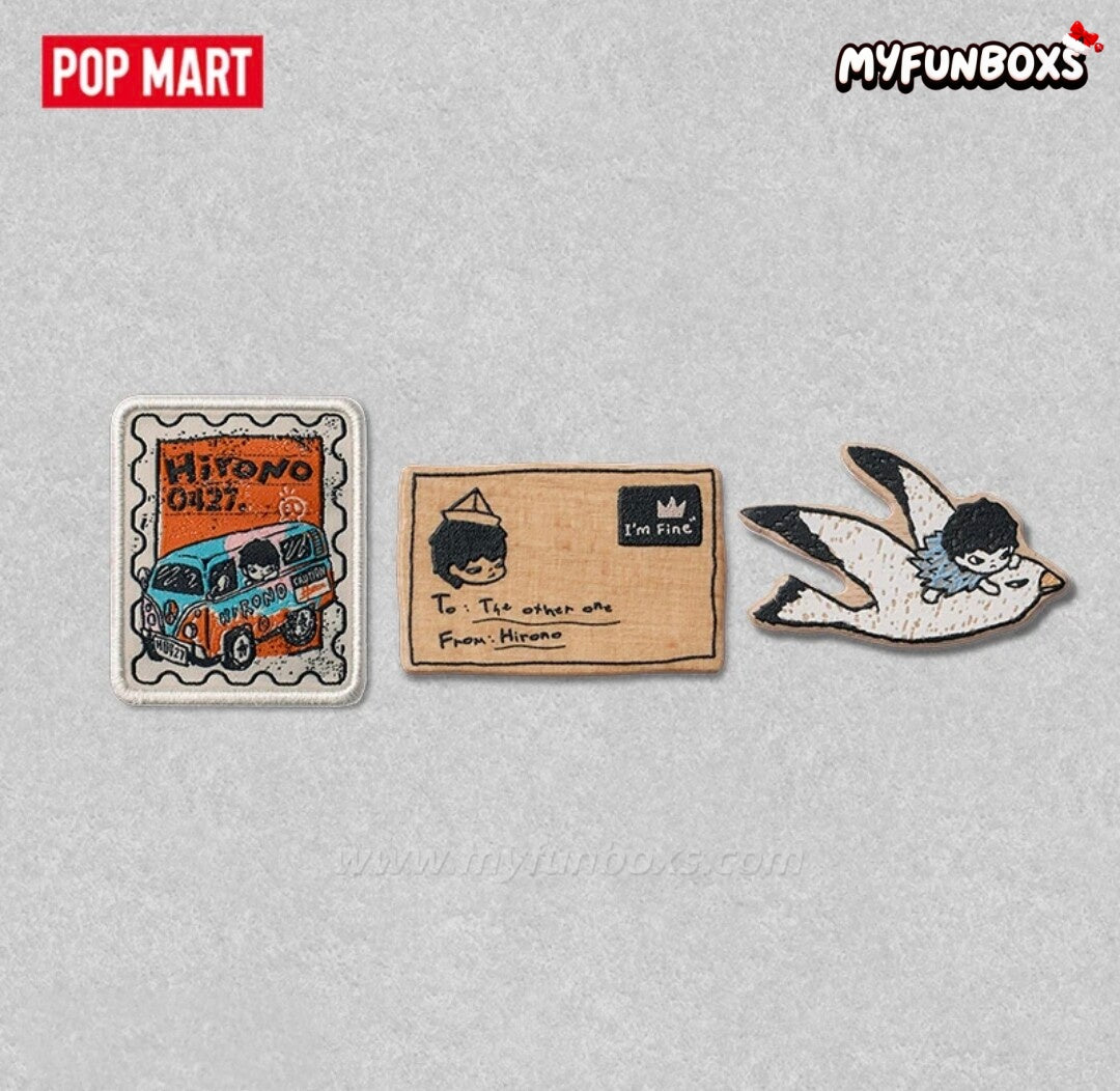 POP MART Hirono Wandering Highway Series Badge Set