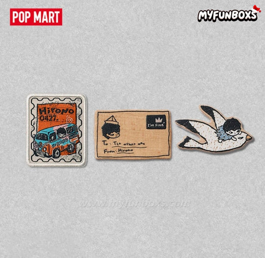 POP MART Hirono Wandering Highway Series Badge Set