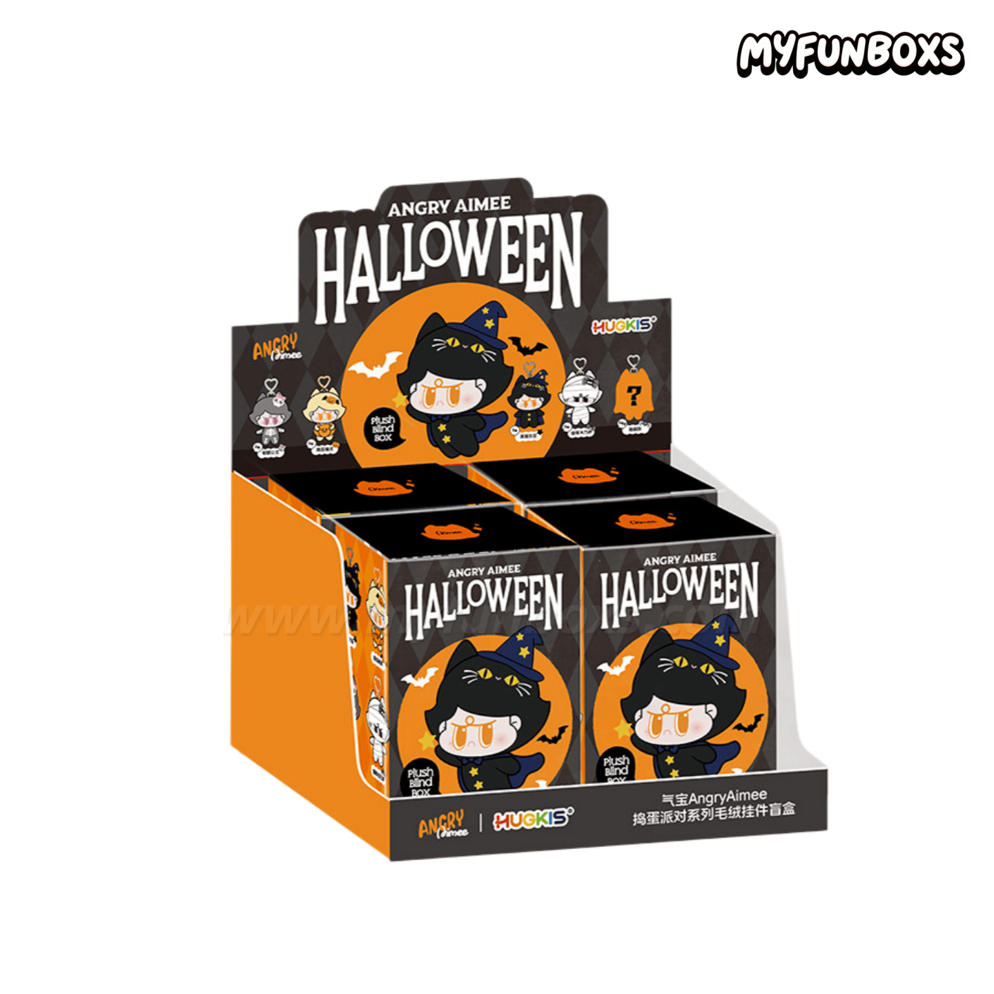 ANGRY AIMEE HALLOWEEN Prank Party Series Plush Keychain Blind Box