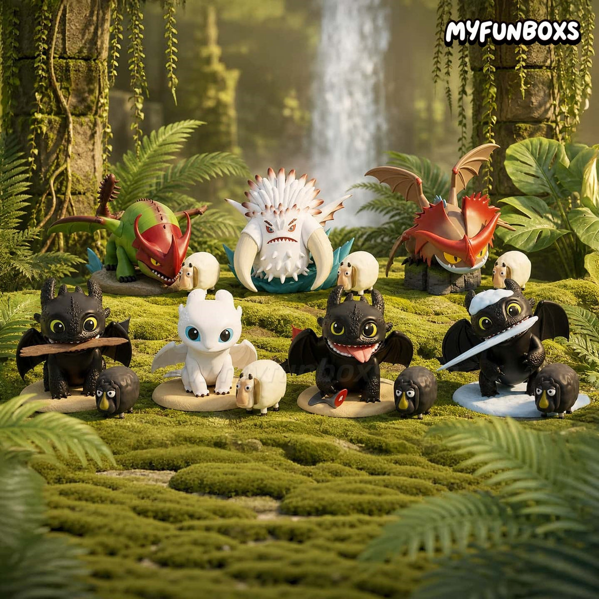How to Train Your Dragon Mini Egg Attack Series figures Blind Box