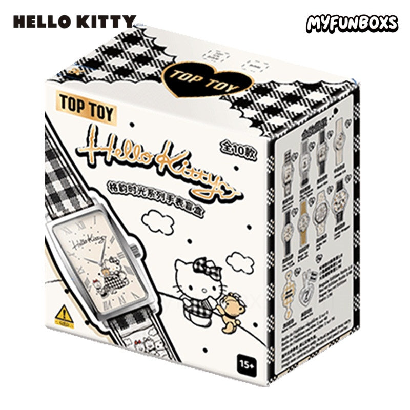 Hello Kitty Checkered Time Series Wrist Watch Blind Box
