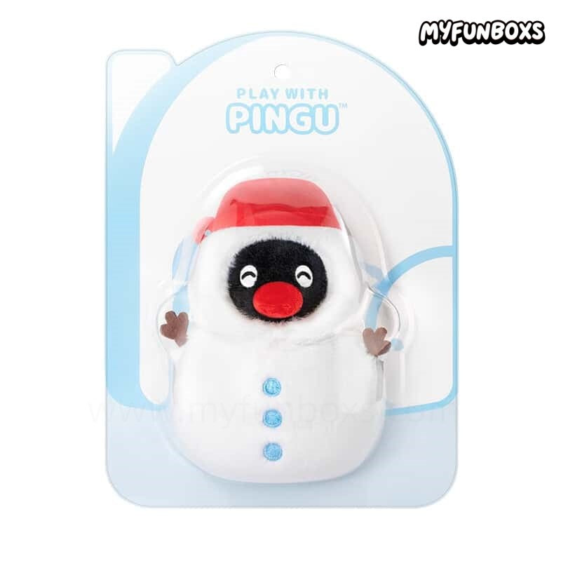 Pingu Bib Series Plush Hanging Card