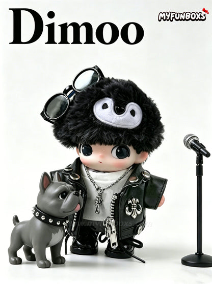 DIMOO Secret Theatre Club Series Rock Style Leather Jacket Outfit(Clothing Only)