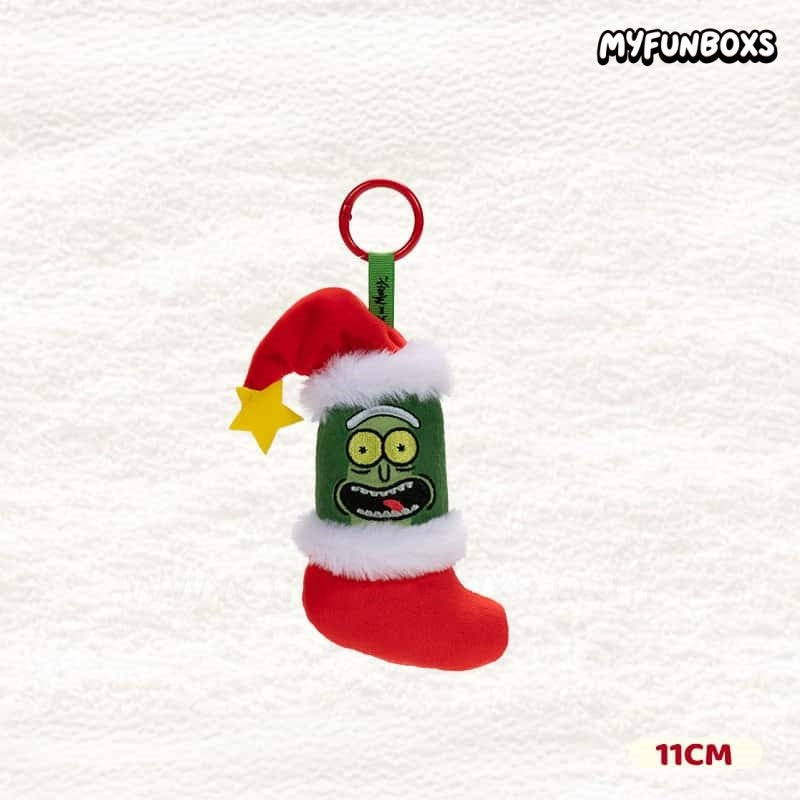 Rick and Morty Christmas Collection Plush Keychain