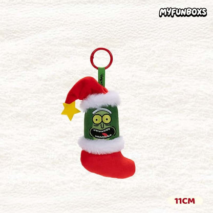 Rick and Morty Christmas Collection Plush Keychain