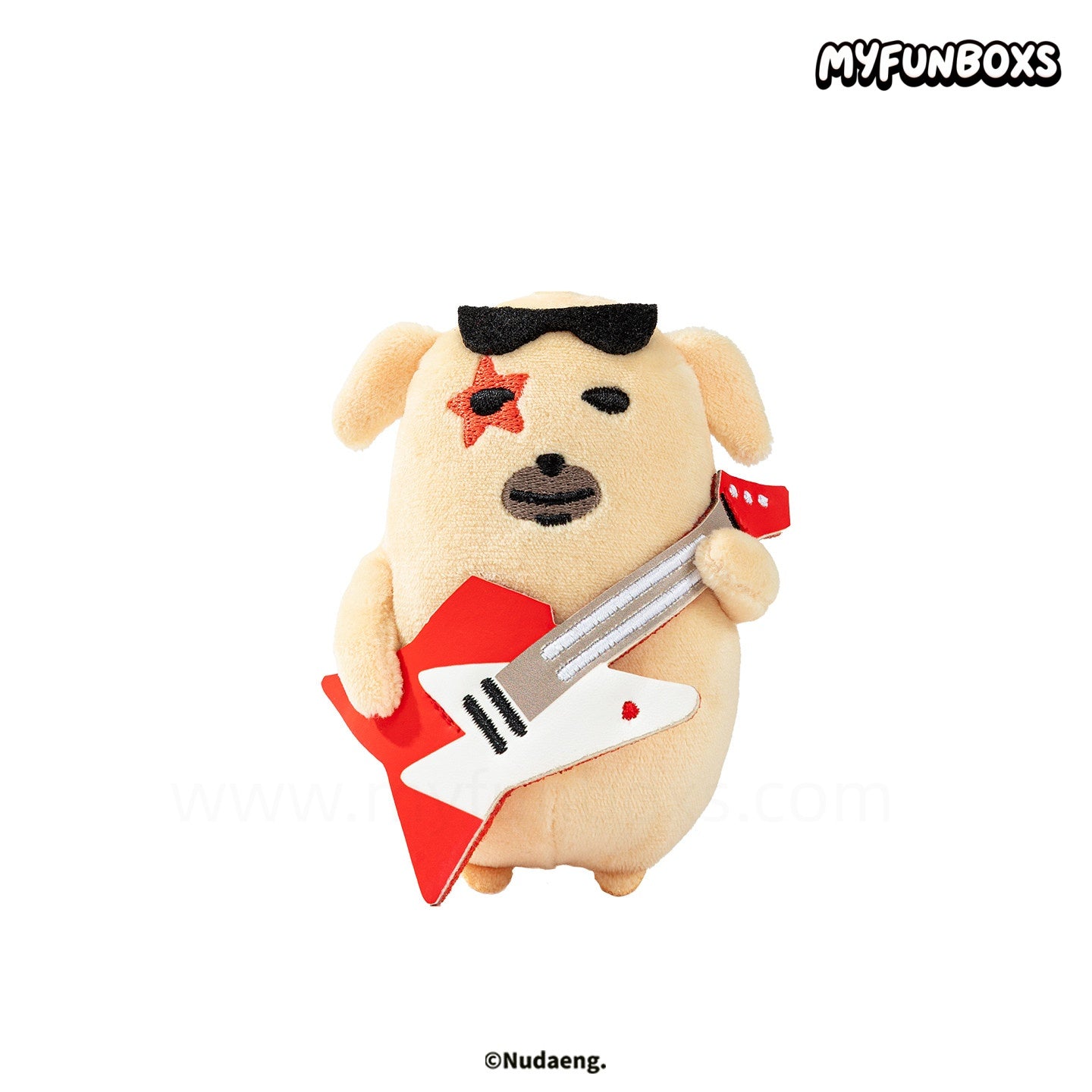 Nudaeng Rock Musician plush keychain