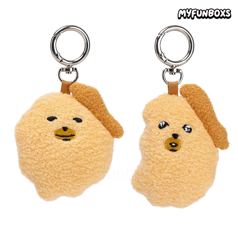 Nudaeng Chicken Nugget Plush Keychain