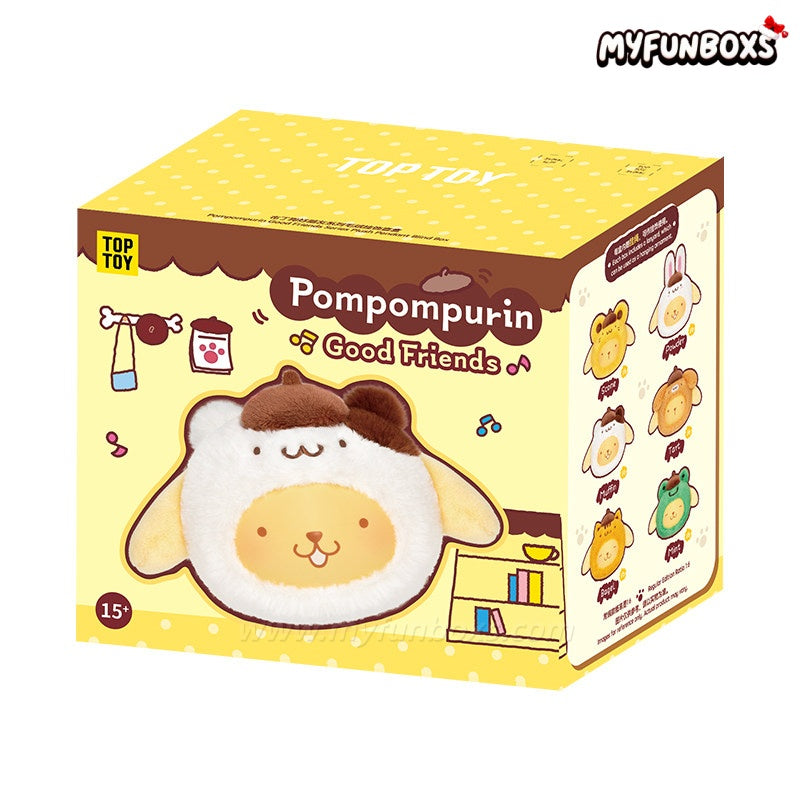 SANRI0 Pompompurin Good Friends Series Plush Pendant Blind Box