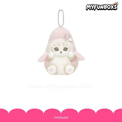 Mofusand Cherry Blossom Pink Series Plush Doll And Keychain