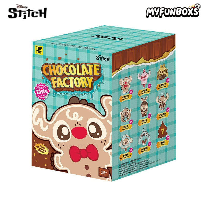 Stitch Chocolate Factory Plush Keychain Blind Box