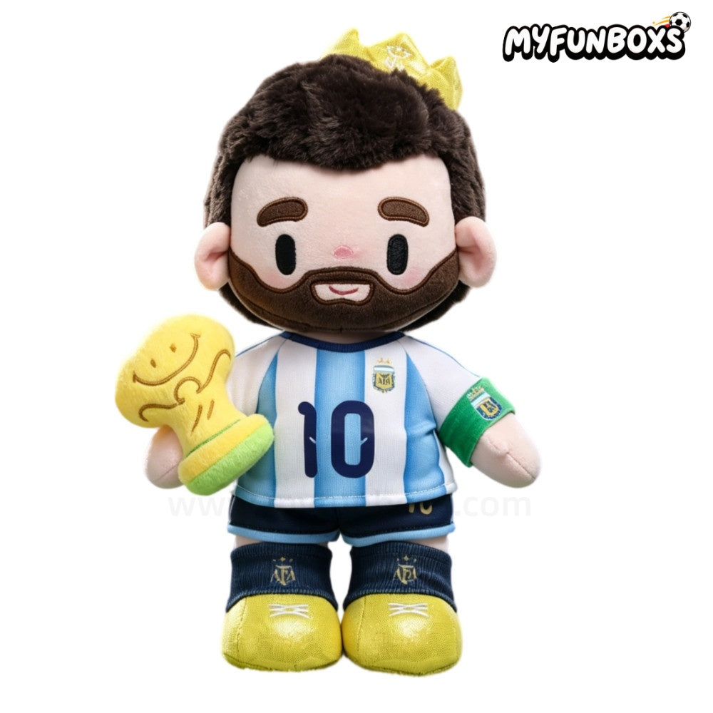 Argentina National Team Player Cartoon Plush Doll – 35cm