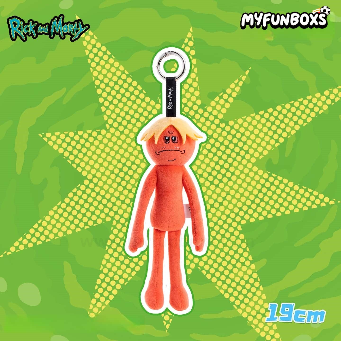 Rick and Morty Mr. Meeseeks plush keychain