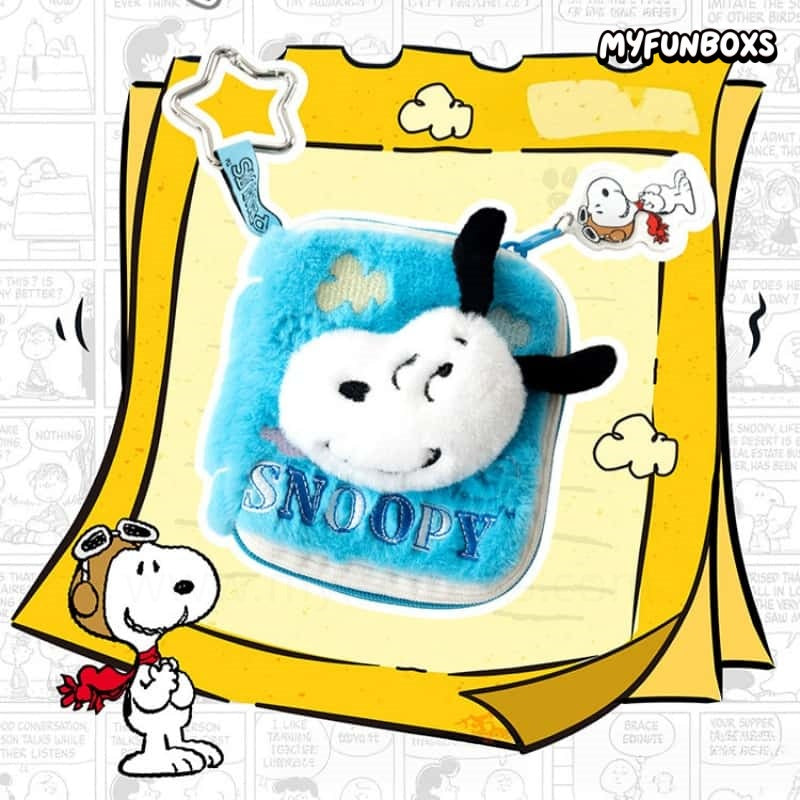 Snoopy Comic Diary Series Plush Bag Charm Keychain(PRE-ORDER)