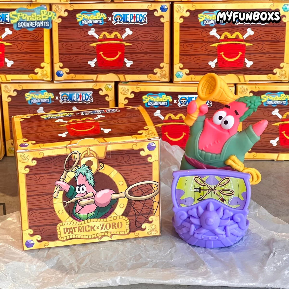 McDonald‘s Happy Meal SpongeBob SquarePants x ONE PIECE Series Figure