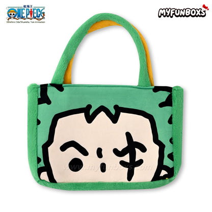 One Piece Q-Version Plush Tote Bag