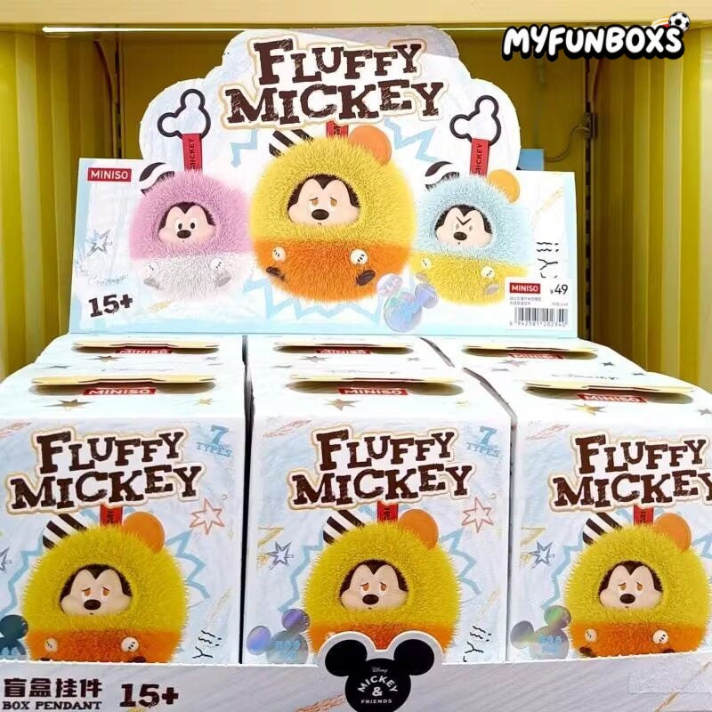 Disney Fulffy Mickey Spriky Series vinyl plush blind box(PRE-ORDER)