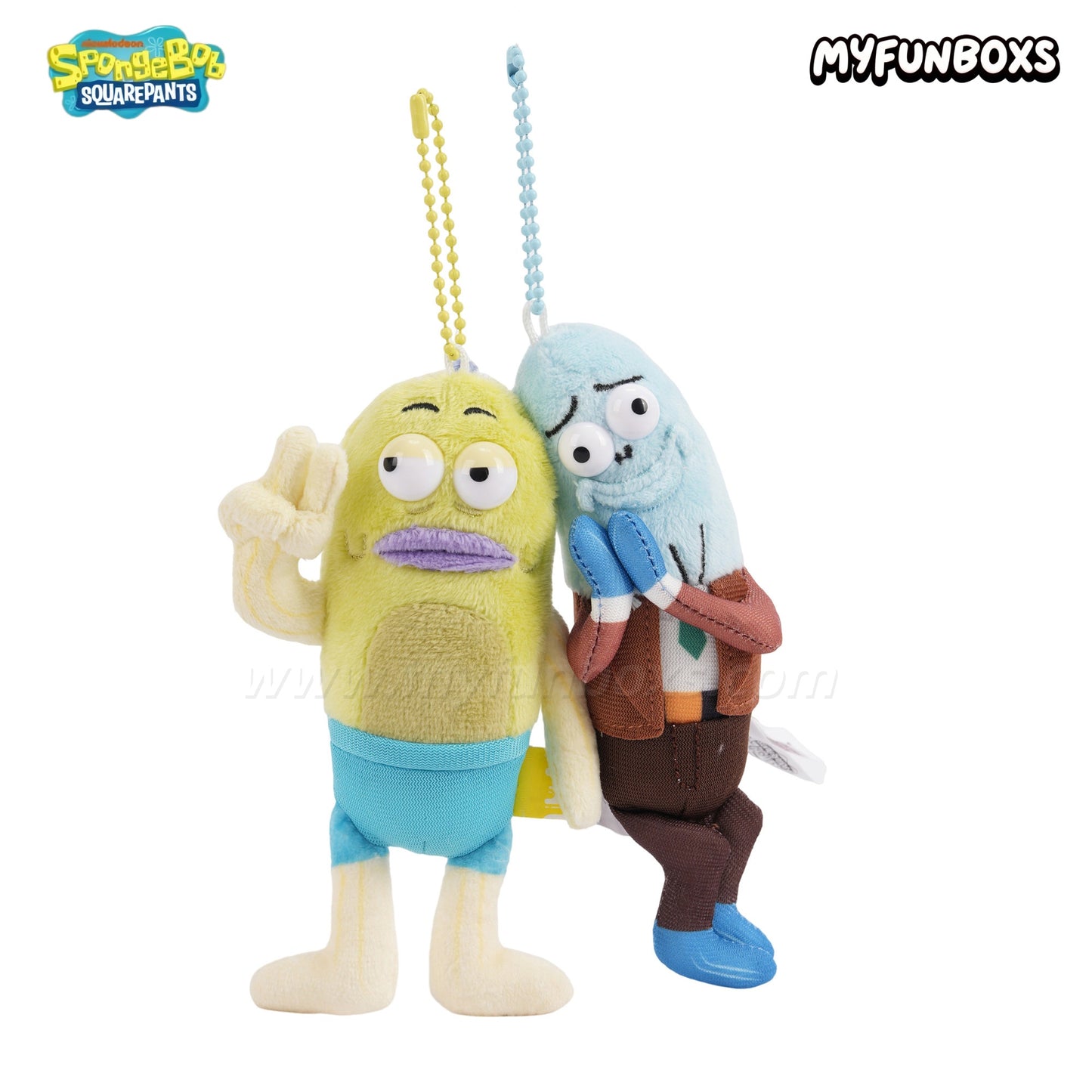 SpongeBob SquarePants Bikini Bottom Buddies Series Posable Plush Keychain